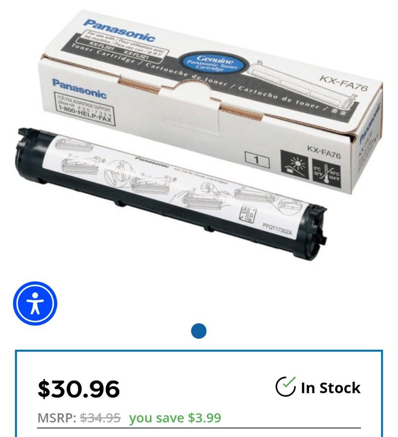 Panasonic KX-FA76 Toner