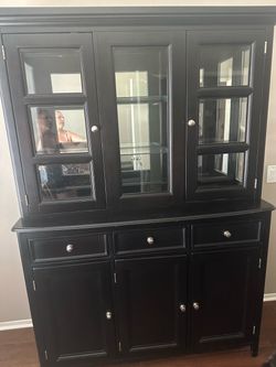 Ethan Allen Hutch and Tv console