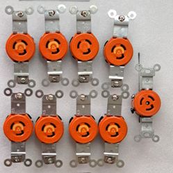 Lot 9 Hubbell/Leviton IG4710 15AMP 125V Isolated Ground Single Receptacle L5-15R