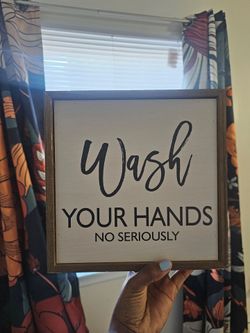 Bathroom sign