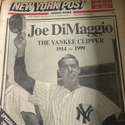 NY Post : DiMaggio Dies 