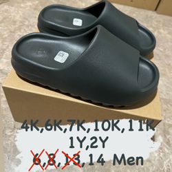 Adidas Yeezy Slide Dark Onyx Size 14 Men 1-2Y 4,6,7,10,11K