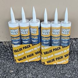 Extreme Heavy Duty 10 oz. White Interior and Exterior Construction Adhesive (2-pack) of 3 each