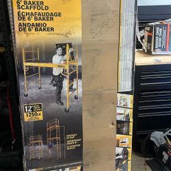 MetalTech Safeclimb 6 ft. Baker Scaffold with Platform and Included Trap Door, 1250 lbs. Load Capacity