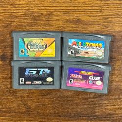 Game Boy Advance Cartridges Lot of 4