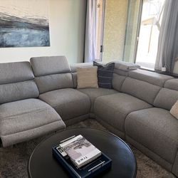 Power reclining couch and chair