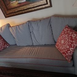 Couch - White, Black, Red $250 OBO