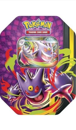 Pokemon TCG Mega Moonlit Tin - Mega Gengar ex BRAND NEW FACTORY SEALED