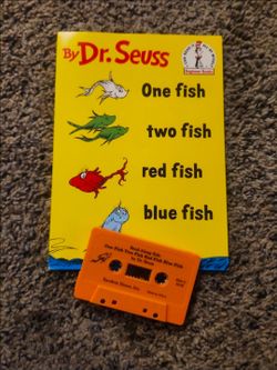 Dr. Seuss One Fish Two Fish Book and Cassette