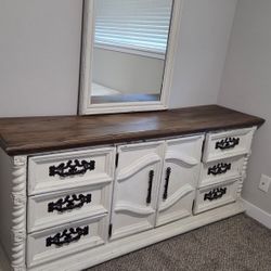 Distressed-look Armoire
