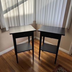 Bedside Tables Pair