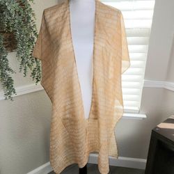 Womens Printed Yellow Ruana NWT Sole Society Nordstromrack 