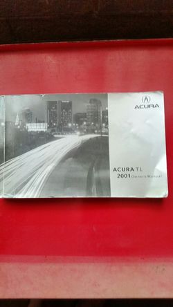 2001 Acura TL owner's manual