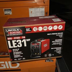 New Lincoln LE31mp + Welding Table/work Bench 