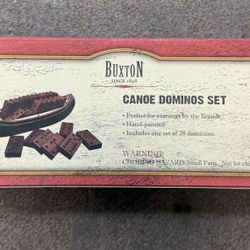 Buxton Canoe Dominos Set