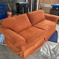 Orange Custom Made Sofa Couch