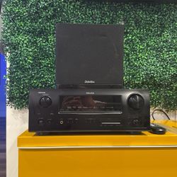 Surround Sound Home Entertainment Component With Subwoofer. 
