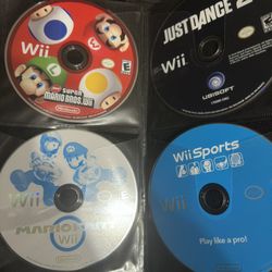 Wii  Bag And Games 