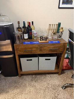 Wooden shelf