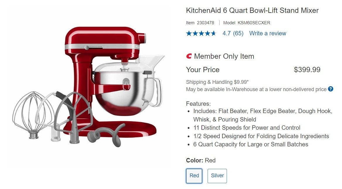 KitchenAid Pro 600 Design 6qt for Sale in Takoma Park, MD - OfferUp