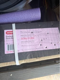 Keter Eastwood. 150 Gallon waterproof box brand new in box