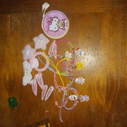 Hello Kitty Coin Purse,Bracelets, Hair Clips