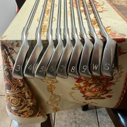 Ping LST Karsten Black Dot Iron Set (3-SW), cushion steel shafts, RH Golf clubs