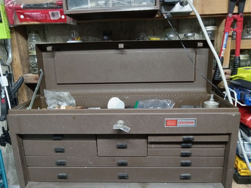 Vintage Kennedy-7 drawer machinist Tool Box