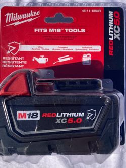 M18 Milwaukee Battery 5.0