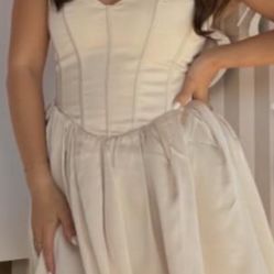 Off White Mini Dress 