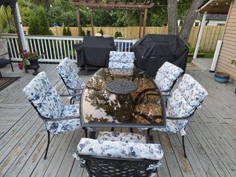 Patio dining table
