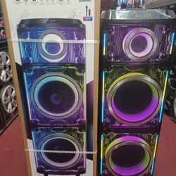 Bass Reflex Powerful Bluetooth Party Dj Speaker.  Brand New.  Beautiful Lighting Show. 