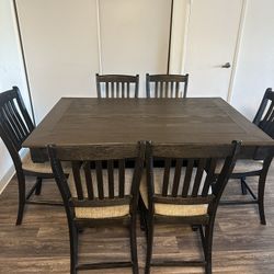 Comedor Alto De 6 Sillas