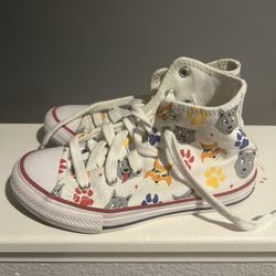 Converse Chuck Taylor All Star High Tops — Black Canvas, Kids Size 13, Lightly Used