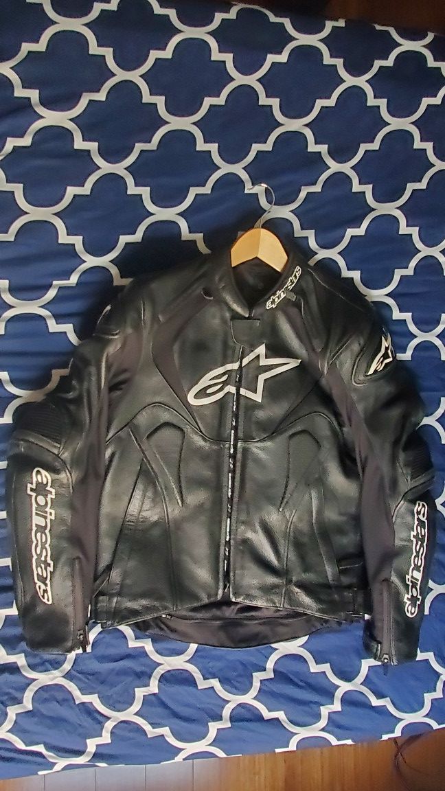 Alpinestars Jaws Leather Jacket brand new Size EU 50 USA 40