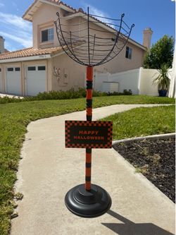 Halloween candy stand