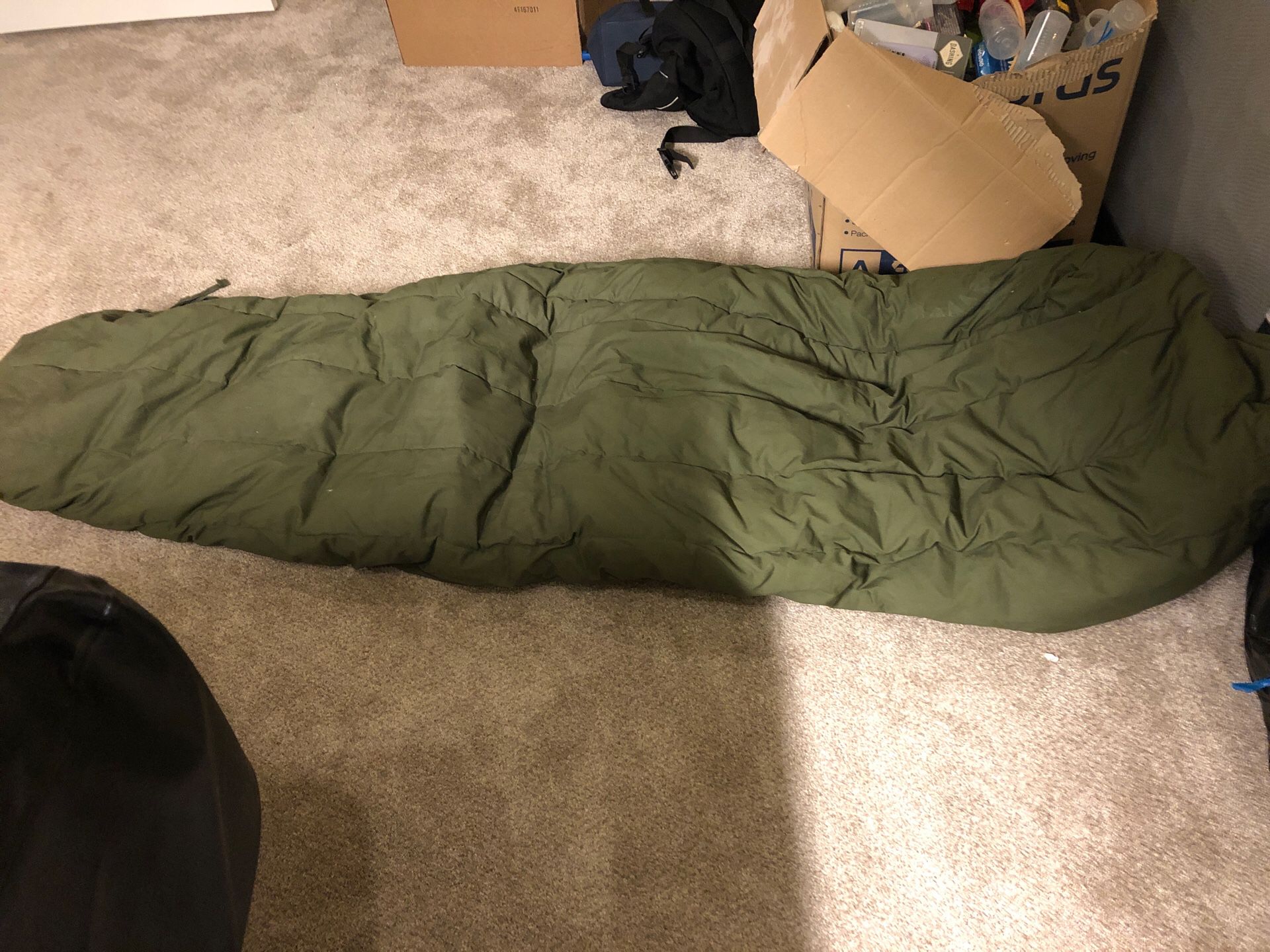 Military grade sleeping bag