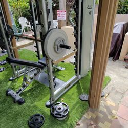 Like New Smith Machine Mii 7   Has Everything And Bench 