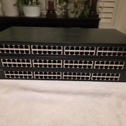 3 Netgear 48 Port Unmanaged Gig Switches