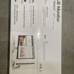 27” LG Monitor 