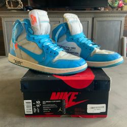 Size 10 - Off-White UNC Jordan 1