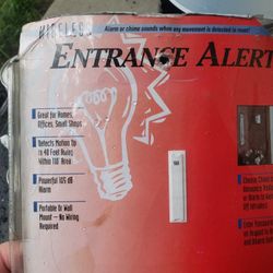 Entrance Alert/Alarm Wieless NEW