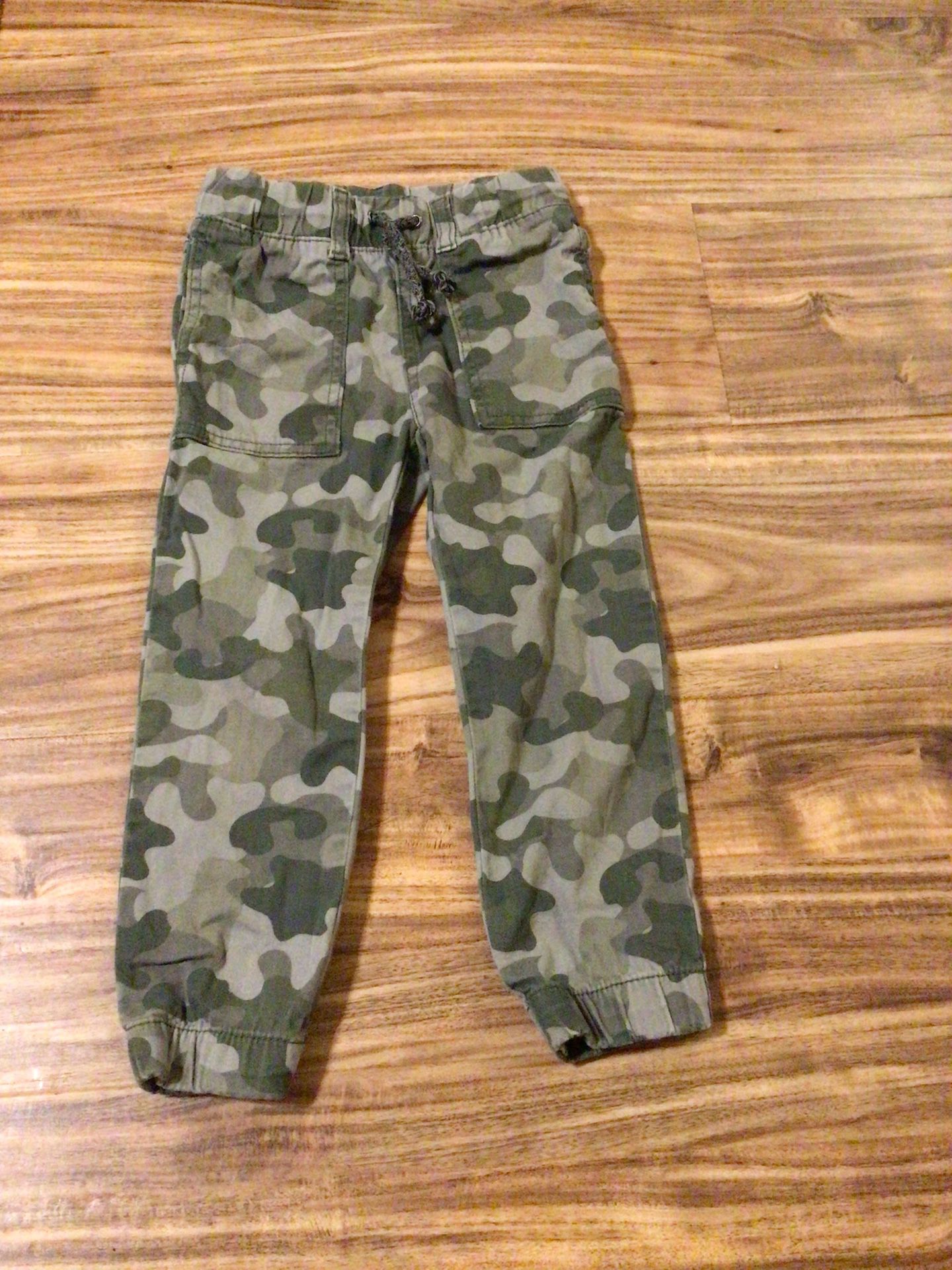 Okie Dokie toddler straight pull-on camo pants 4T   