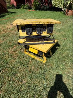 Portable Temporary Power Distribution Boxes (2 Available)