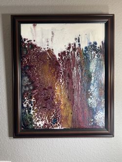16x20 Acrylic Canvas Painting-framed 