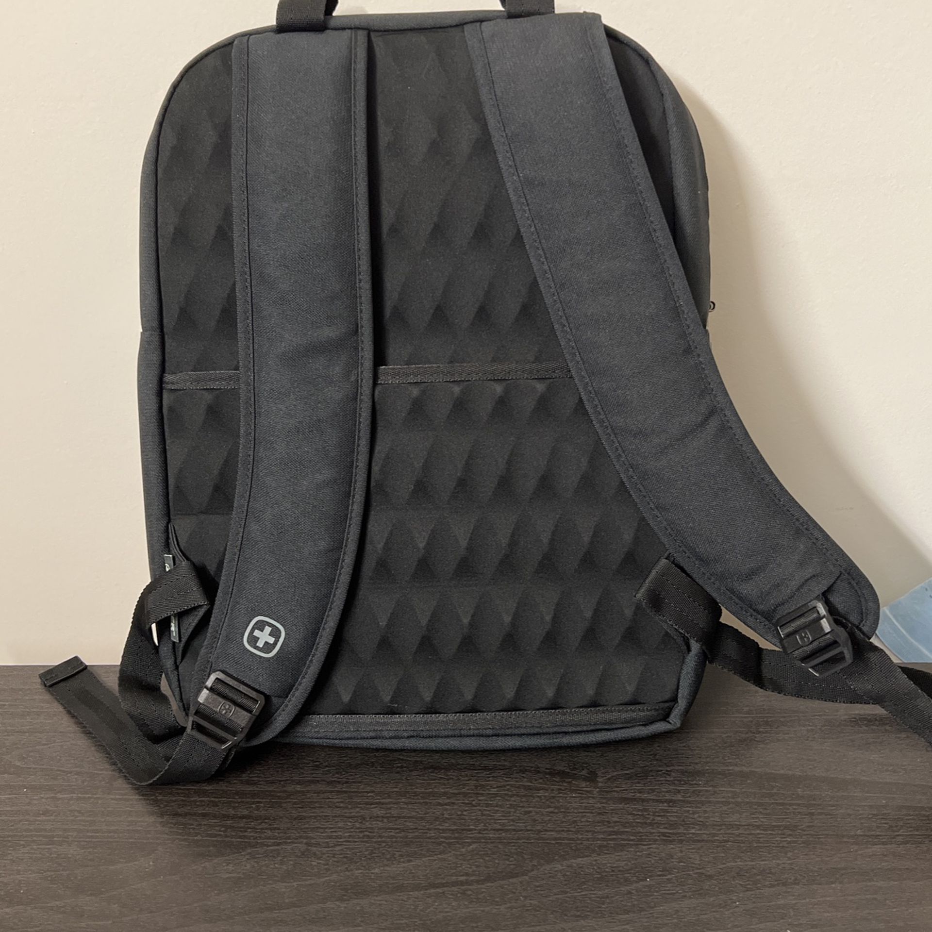 Black Swiss Army Backpack with Triple Protect(RFID)