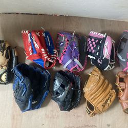 Kids Baseball/t-ball Gloves 