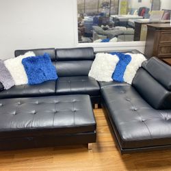 COMFY NEW IBIZA SECTIONAL SOFA AND OTTOMAN SET ON SALE ONLY $699. LOWEST PRICES EVER! SAME DAY DELIVERY 🚚 FINANCING AVAILABLE 