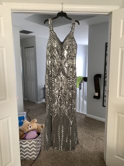 USED PLUS SIZE FORMAL DRESS Only Worn Once 