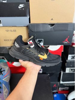 Nike Off White Presto Black size 10 USED But Clean